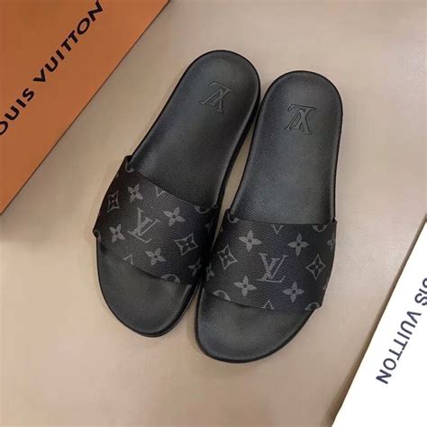 louis vuitton sliders men|Louis Vuitton bear slippers.